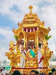 Srisailam Temple శ్రీశైలంలో శివయ్య స్వర్ణ రథోత్సవం