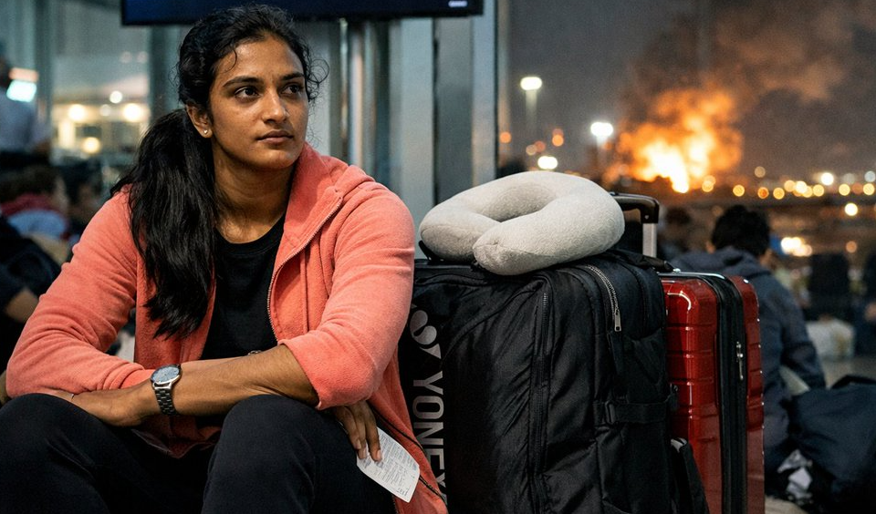 PV Sindhu and Manchu Vishnu Stranded at Dubai Airport :  యుద్ధ ఉద్రిక్తతల ప్రభావం: దుబాయ్ ఎయిర్‌పోర్ట్‌లో పీవీ సింధు, మంచు విష్ణు చిక్కుకున్నారు