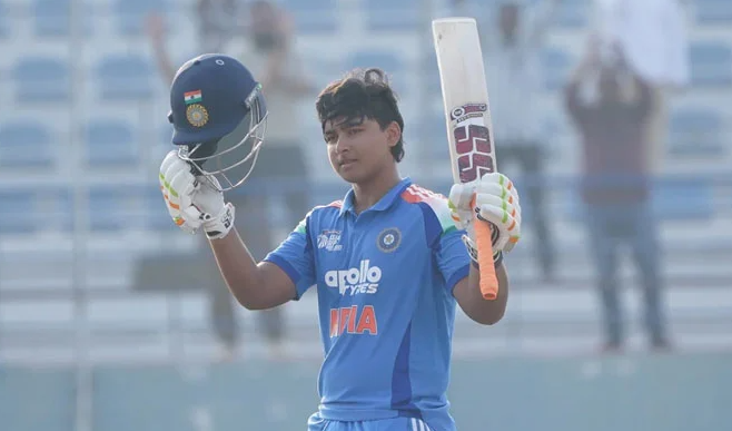 vaibhav suryavanshi youngest t20 century record : క్రికెట్‌లో చిన్న వయసులో భారీ ఘనత: వైభవ్ సూర్యవంశీ టీ20లో శతకం