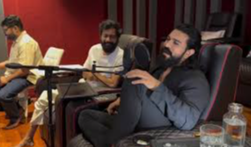 Ram Charan  Started Dubbing for ‘Peddi’ ‘పెద్ది’ కోసం డబ్బింగ్ ప్రారంభించిన రామ్ చరణ్