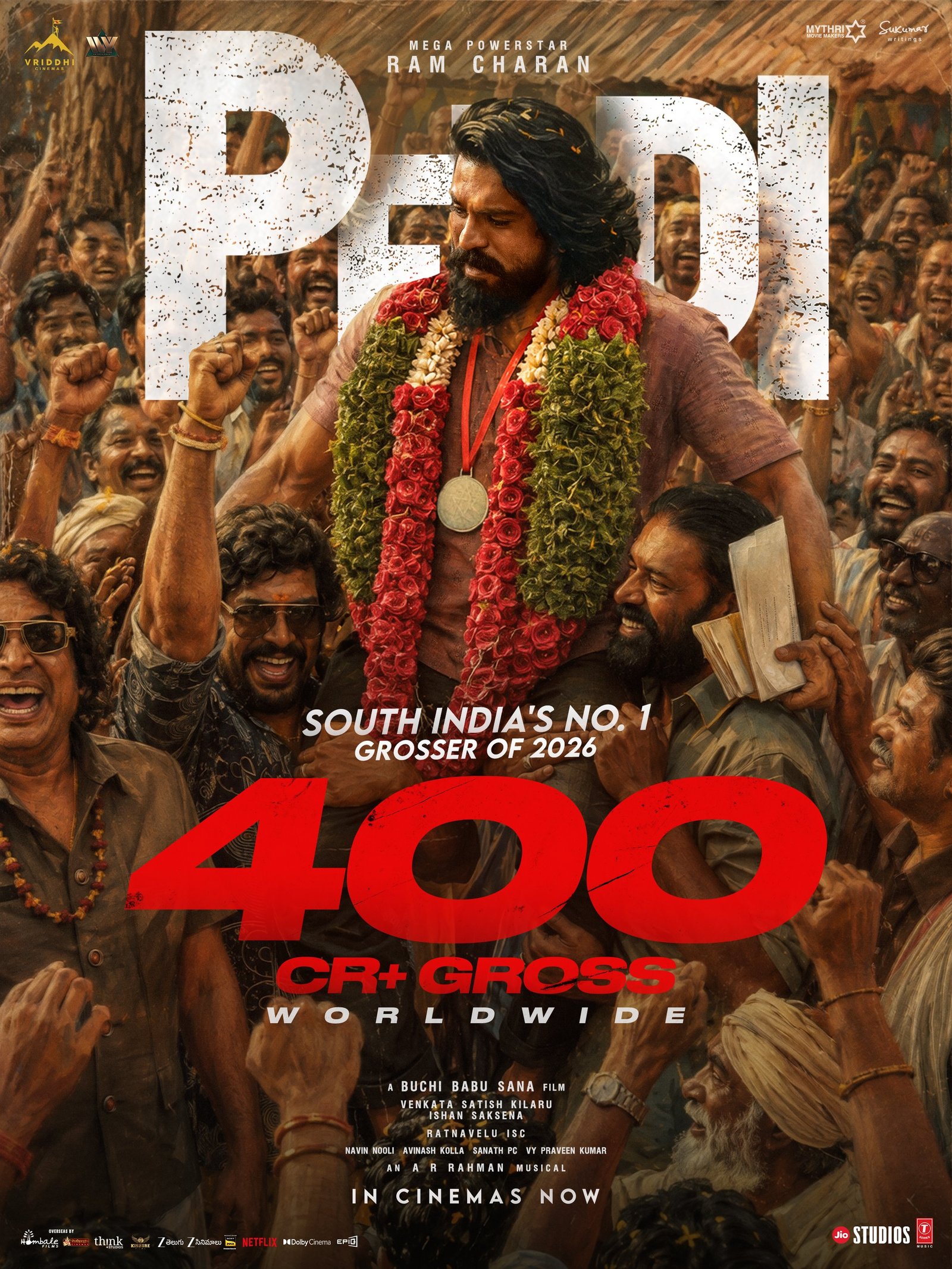 ‘పెద్ది’ రూ.400 కోట్ల క్లబ్‌లోకి.. బాక్సాఫీస్ షేక్