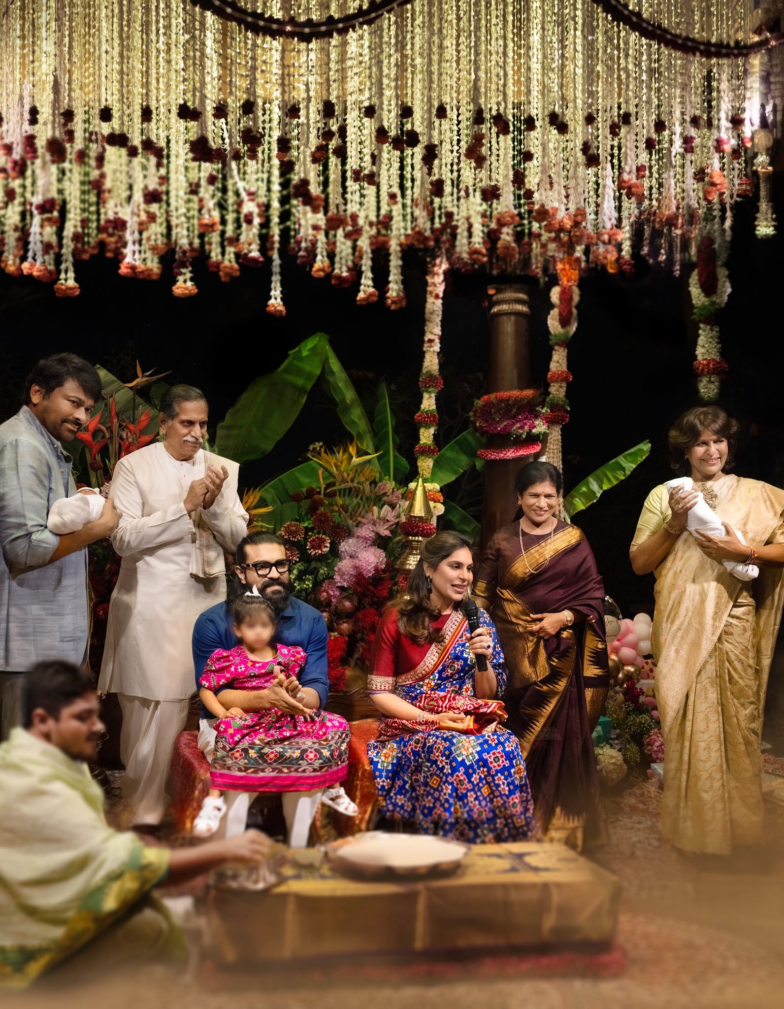 Naming Ceremony for the Mega Twins :  మెగా ట్విన్స్‌కు నామకరణం: శివరామ్ కొణిదెల, అన్వీరా దేవి కొణిదెల పేర్లతో ఆనందోత్సవాలు