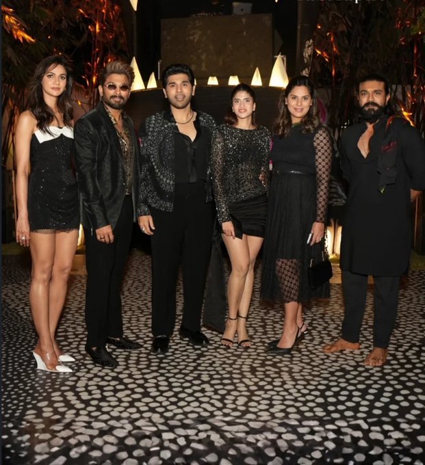Allu Arjun hosted a private party