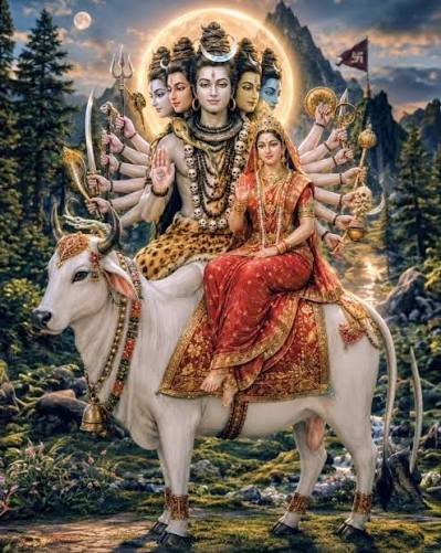 పంచముఖ శివ–పార్వతీ: శివశక్తి మహాతత్వం