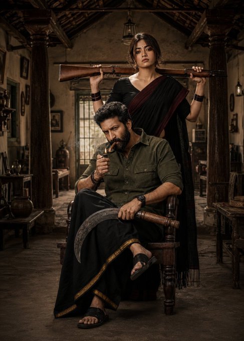 రస్టిక్ మాస్ లుక్‌లో గోపీచంద్–రష్మిక.. వైరల్ ఫస్ట్ లుక్!