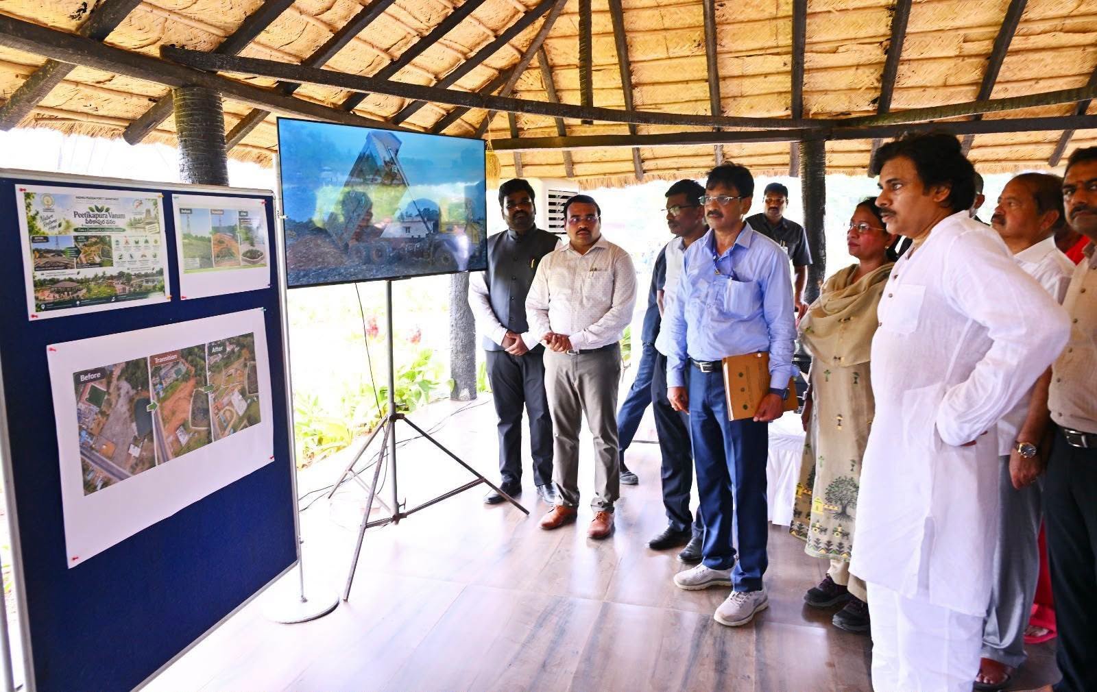 పిఠాపురంలో నగరవనం ప్రారంభించిన డిప్యూటీ సీఎం పవన్