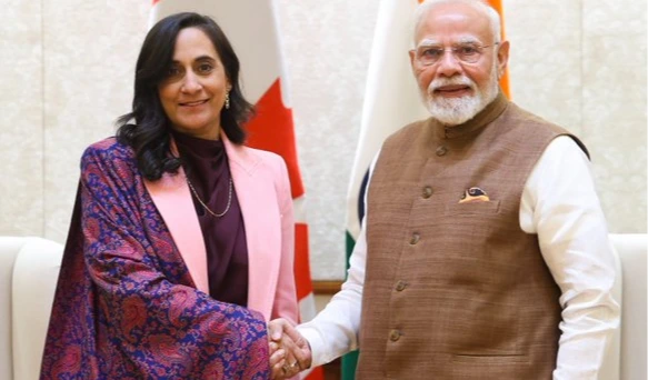 మోదీతో కెనడా విదేశాంగ మంత్రి భేటీ