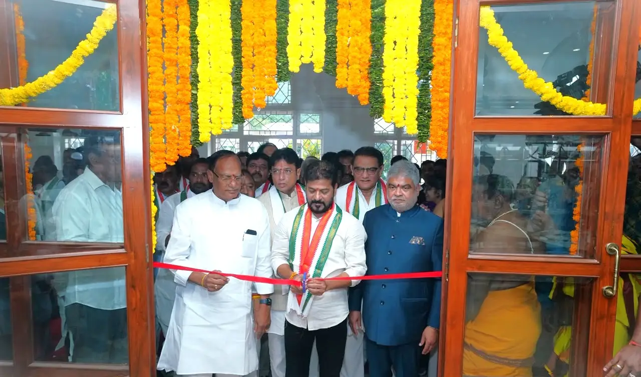 శ్రీపాదరావు సెంట్రల్‌ హాల్‌ను ప్రారంభించిన సీఎం రేవంత్
