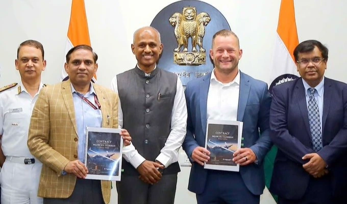 భారత నేవీకి రెండు MQ-9B సీ గార్డియన్ డ్రోన్లు
