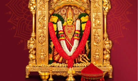 దుర్గాదేవి అలంకారంలో కనకదుర్గమ్మ దర్శనం