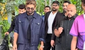 ఎయిర్‌పోర్టులో స్టైలిష్ లుక్‌లో అల్లు అర్జున్