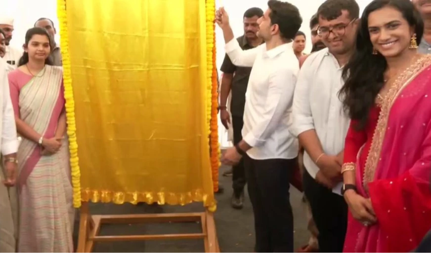 విశాఖలో పీవీ సింధు స్పోర్ట్స్ సెంటర్‌కు భూమిపూజ