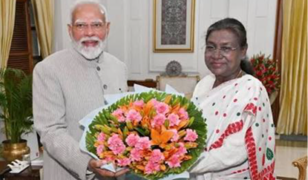 రాష్ట్రపతి ముర్ముకు ప్రధాని శుభాకాంక్షలు