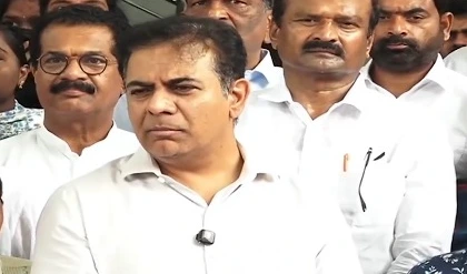 బీఆర్ఎస్ నేతల అరెస్టుపై కేటీఆర్ తీవ్ర ఆగ్రహం