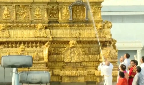 తిరుమలలో కోయిల్ ఆళ్వార్ తిరుమంజనం ఘనంగా