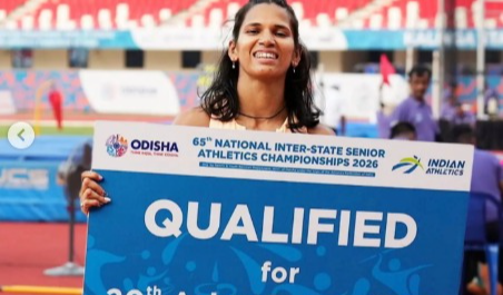 ఆసియా క్రీడలకు అర్హత సాధించిన జ్యోతి యర్రాజీ