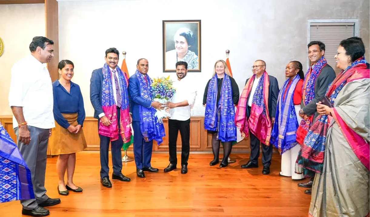 సీఎం రేవంత్‌తో గ్లోబల్ ఇన్వెస్టర్ల సమావేశం