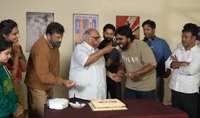 వృషకర్మ సెట్స్‌లో బీవీఎస్‌ఎన్ ప్రసాద్ బర్త్‌డే వేడుకలు