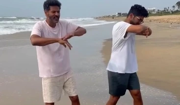 కొడుకుతో ప్రభుదేవా మాస్ డ్యాన్స్ వైరల్