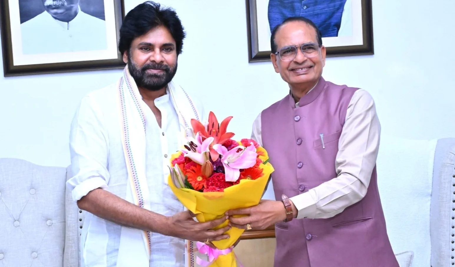 కేంద్ర మంత్రి శివరాజ్ సింగ్ చౌహాన్ పవన్‌కు విషెస్