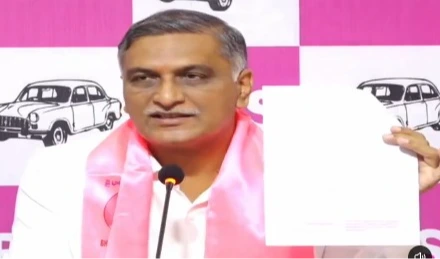 గోదావరి జలాలపై చంద్రబాబు కుట్రలు: హరీశ్‌రావు ఆరోపణలు