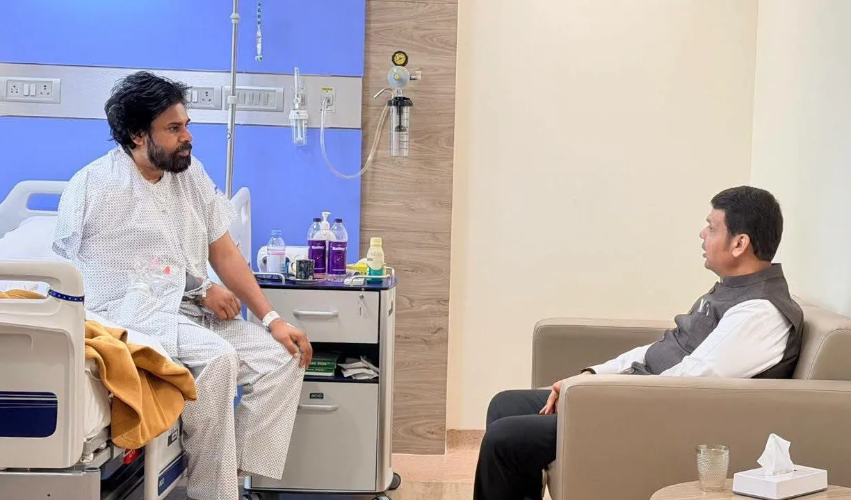 ఏపీ డిప్యూటీ సీఎం పవన్‌ను పరామర్శించిన మహారాష్ట్ర సీఎం