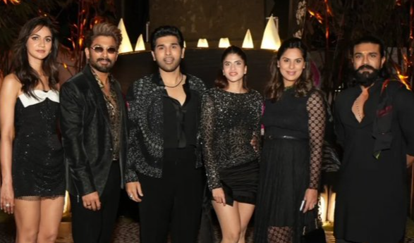 Allu Arjun hosted a private party