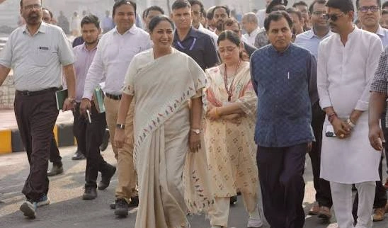 ఢిల్లీలో ఛత్ ఘాట్ల పనులను పరిశీలించిన సీఎం రేఖా గుప్తా