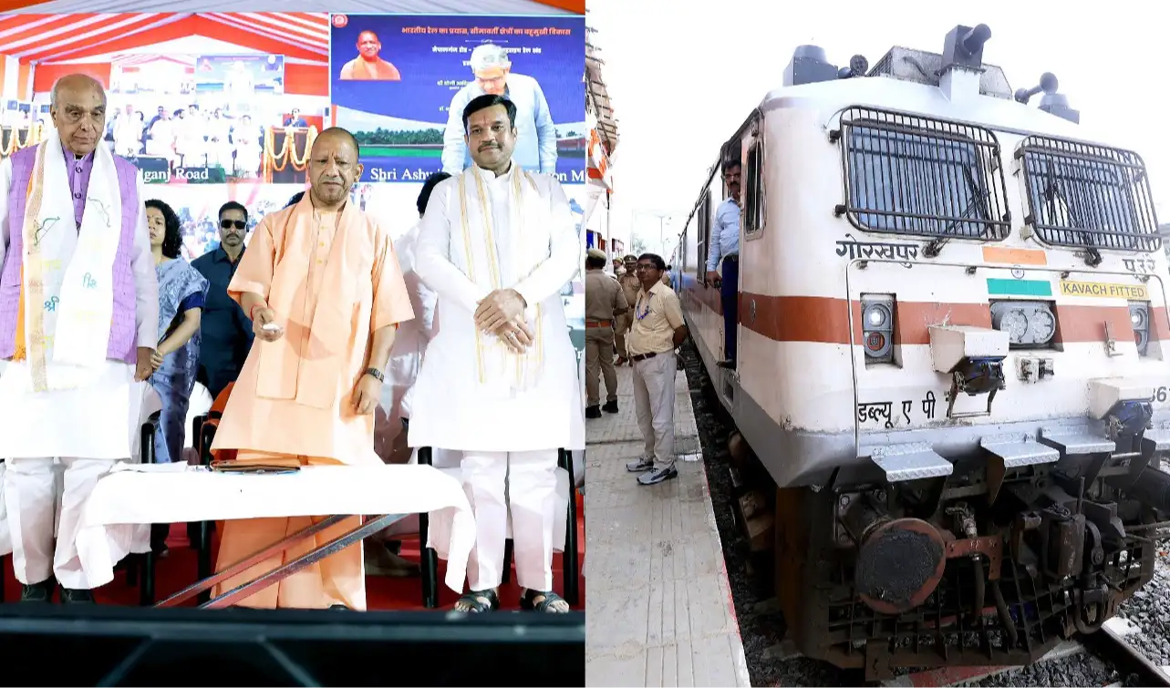 బహ్రైచ్‌లో రైలు సేవలు ప్రారంభించిన యోగి ఆదిత్యనాథ్!